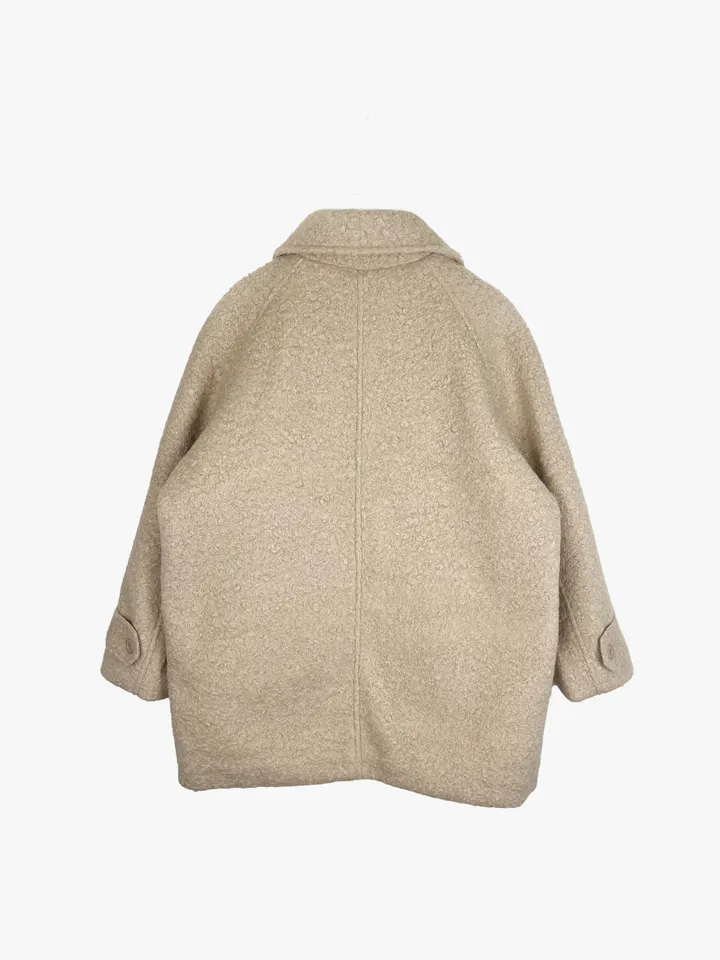 [울코트/울40%/누빔] 코지 부클코트 하프코트 코트 (3colors) 상세 이미지 8
