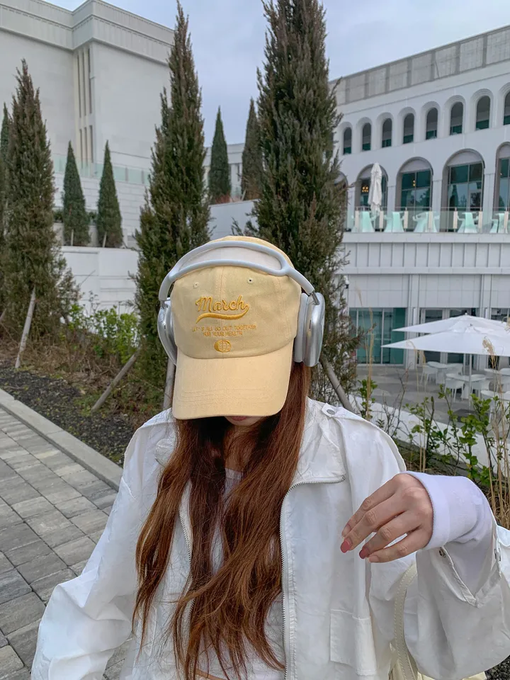[얼굴소멸핏✨소장강추!] 피그먼트 코튼 레터링 자수 볼캡 데일리 캡모자 사계절 대두모자 대두커버 소두핏 남녀공용 모자 6COL 상세 이미지 45