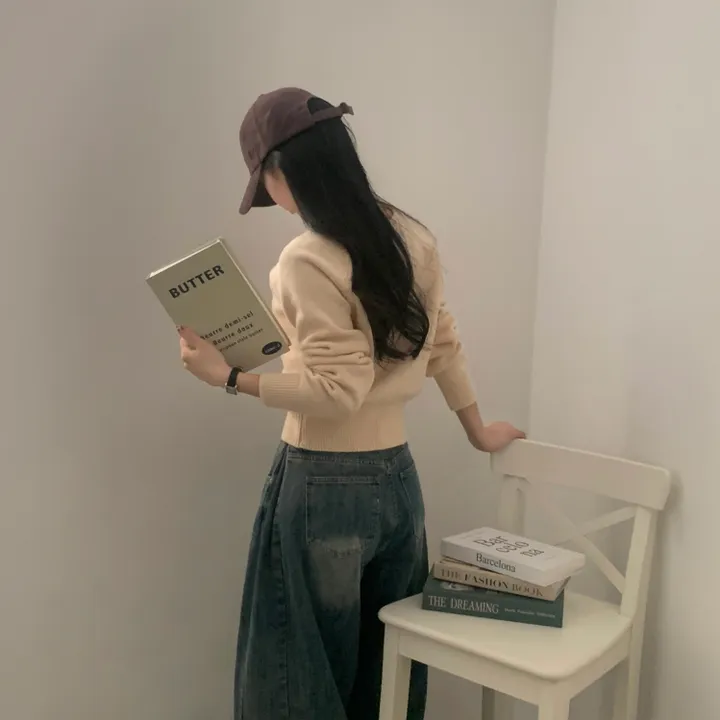 [스탠다드핏/데일리🤎] 리너스 실버 펜던트 나그랑 브이넥 니트가디건 - 6color 상세 이미지 21