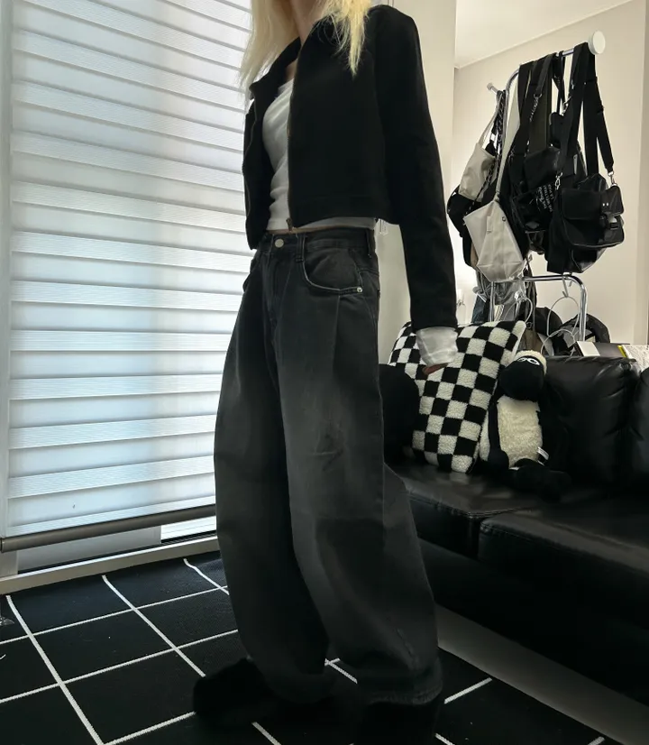 [🎀누적판매 1천장🎀]Allday washing pin-tuck wide denim 올데이 워싱 핀턱 와이드 데님 상세 이미지 42