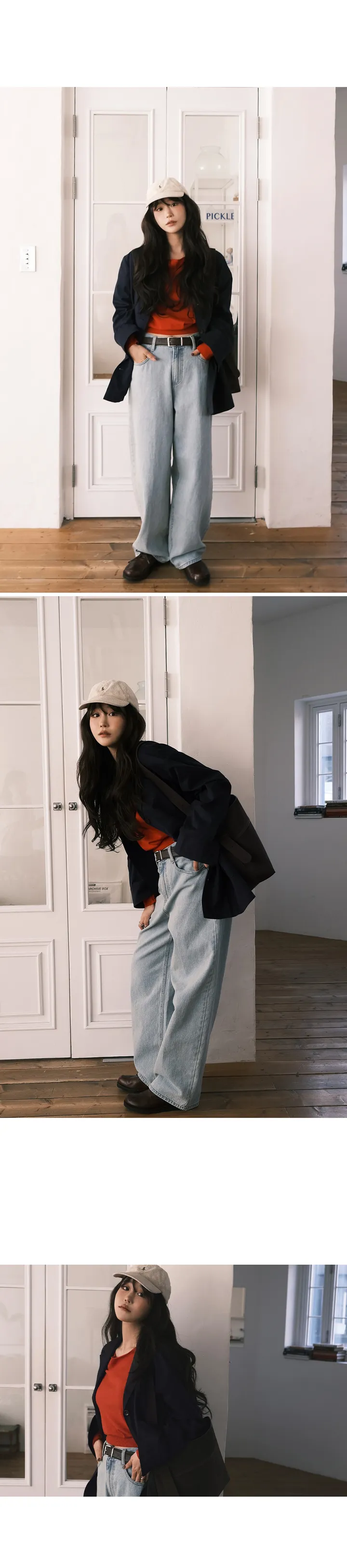 [🤎체크배색] 런던체크 하프 트렌치코트 -  2 color (SLOWMADE/자체제작/롤업포인트/야상/점퍼/내츄럴핏/더블카라/뒷슬릿) 상세 이미지 38