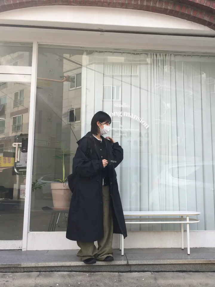 키튼 베이직 라운드 니트 버튼 가디건 상세 이미지 4