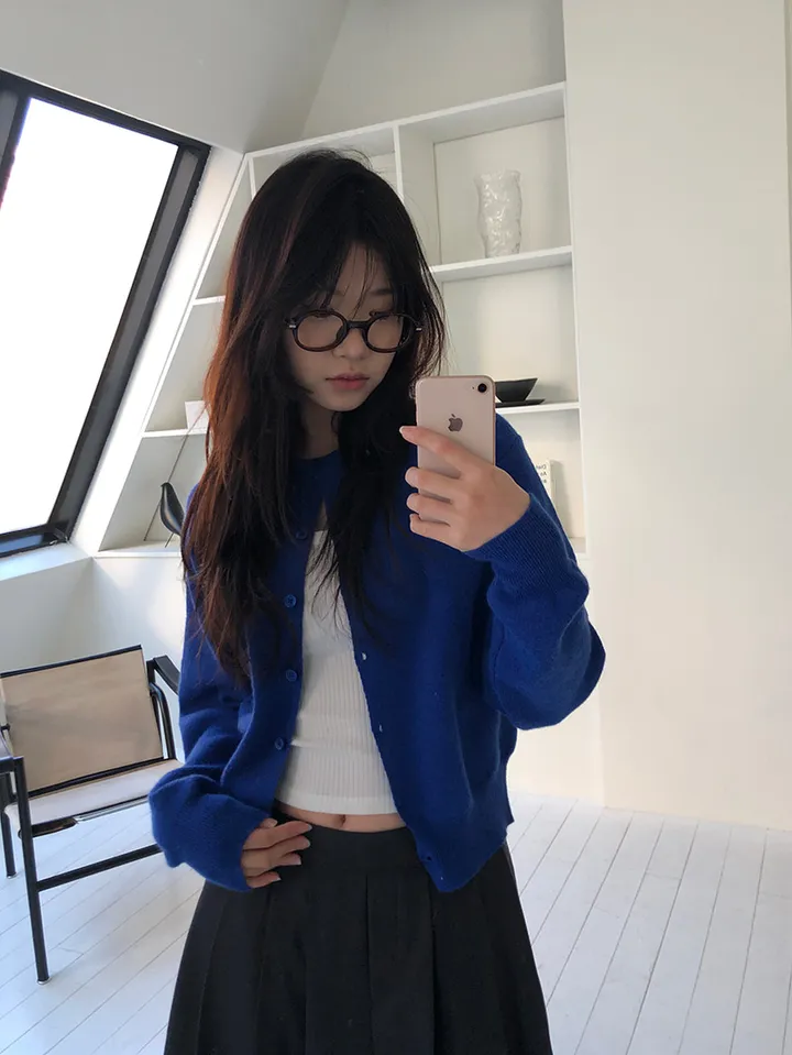 [MD적극추천🤍/후기극찬✨] basic round button cardigan 상세 이미지 21