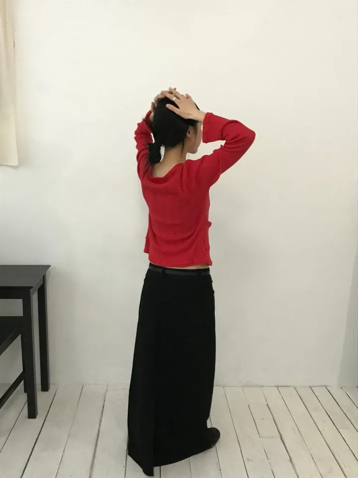 모에 펀칭 가디건(3color) 상세 이미지 35