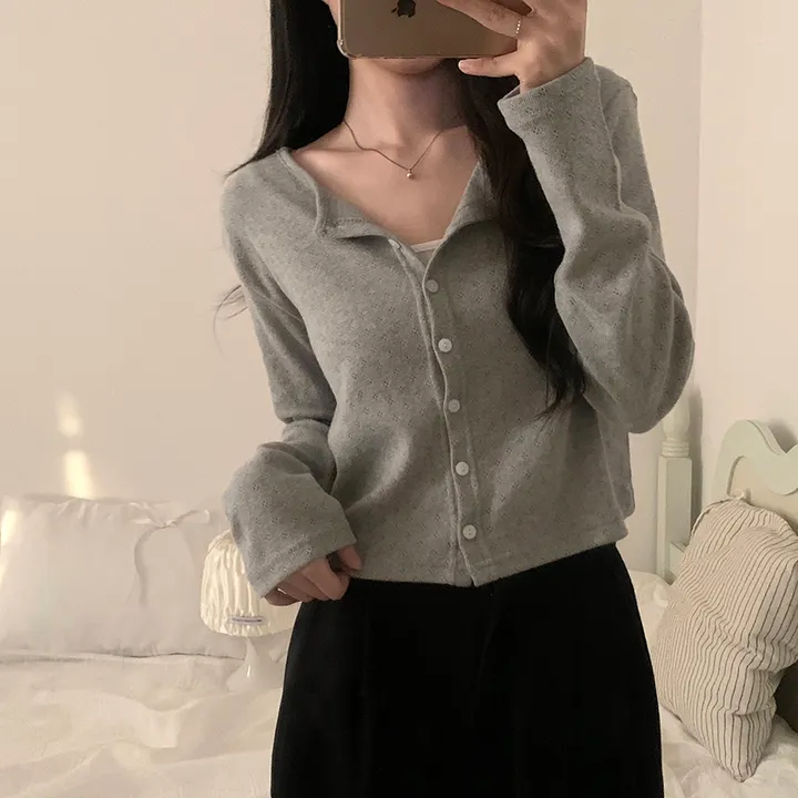 로로 펀칭 가디건 (8color) 상세 이미지 137