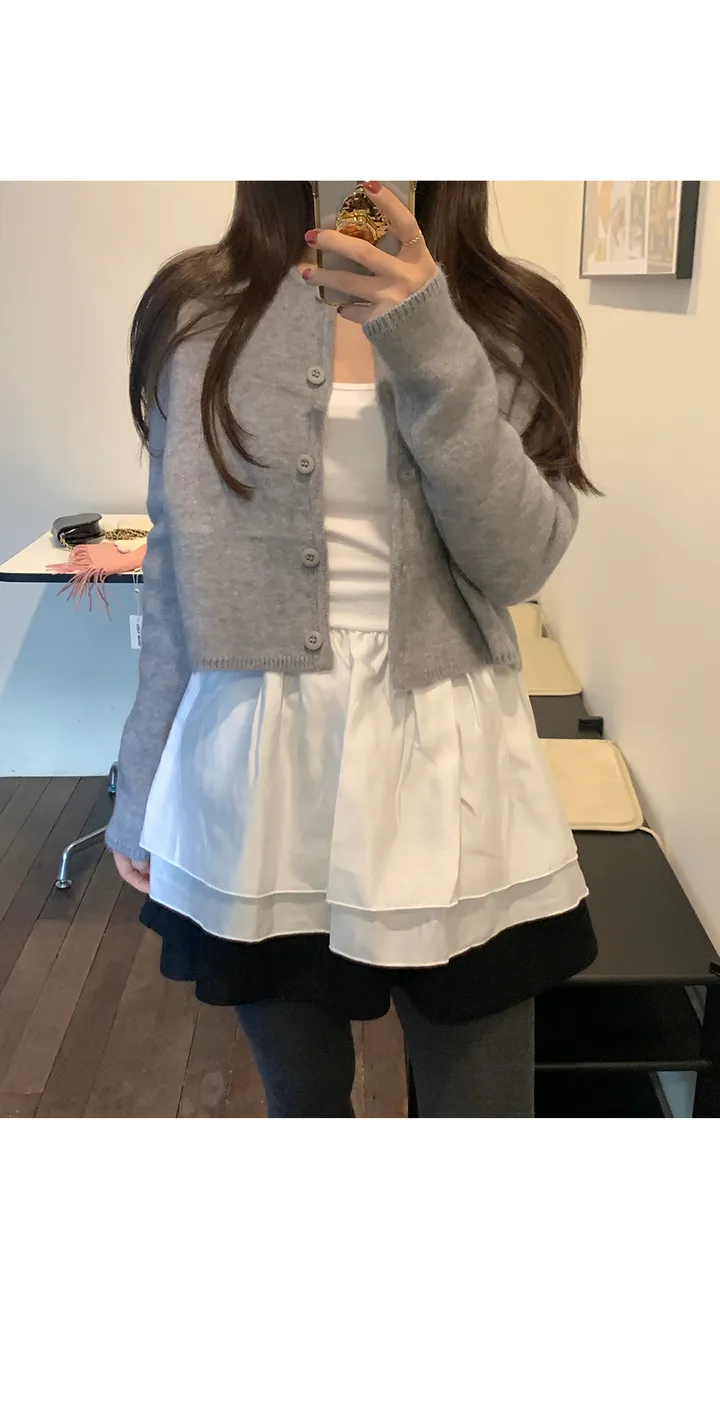 [주문폭주/사계절용] 플레어 레이어드 끈 나시 상세 이미지 11