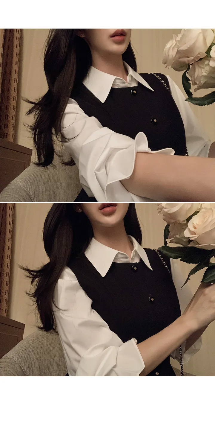 [4천장돌파][자체제작] 죠니 카라 핀턱 셔츠 상세 이미지 20