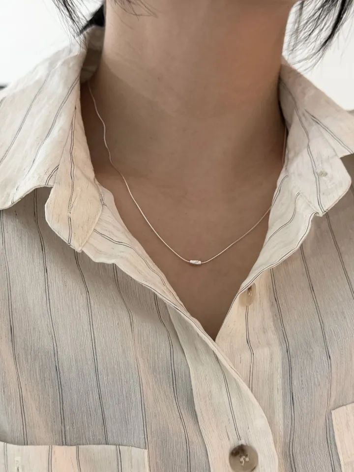 [silver92.5] 씬프리 데일리 실버 목걸이 (1color) 상세 이미지 12