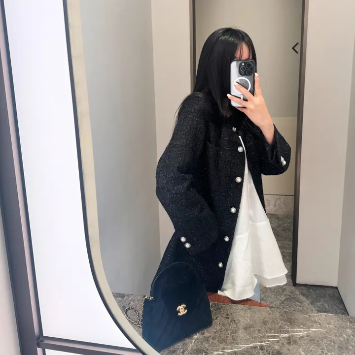 [자체제작]펄 트위드 원피스 자켓 상세 이미지 19