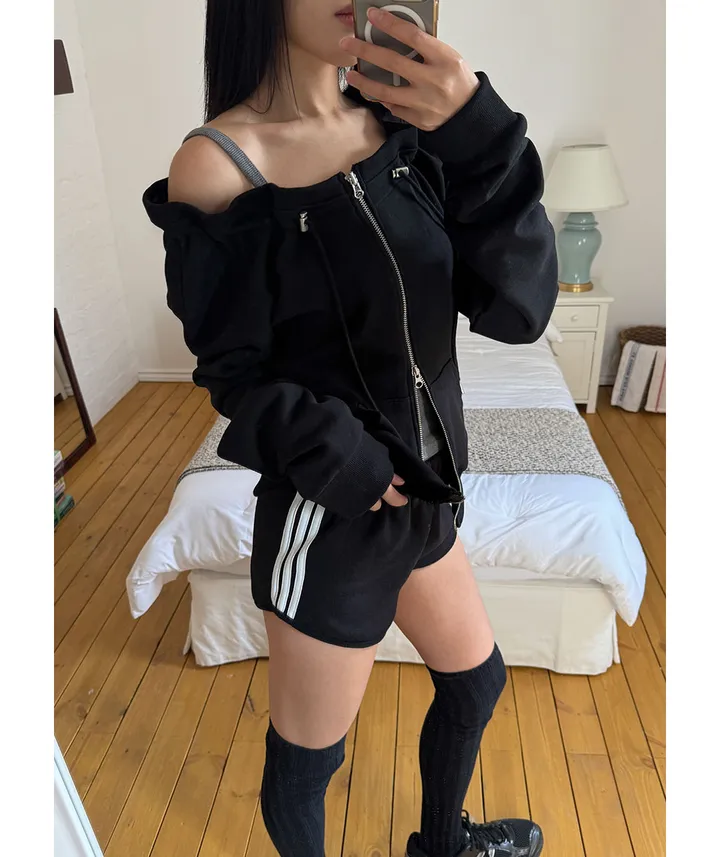 오프 투웨이 집업 (3color) 상세 이미지 2