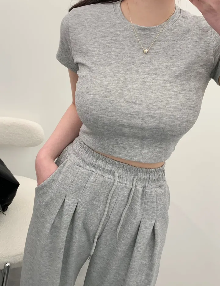 ✨몸매보정/말라핏,+5cm 롱다리만들어주는 찰랑원단 팬츠핏,/고퀄리티원단 세트가격, 무조건쟁여템 후회 절대없는 교복템 ⭐️/진짜 요건 ✔️무조건하세요![쫀득+탄탄 츄이셋업] 상세 이미지 10