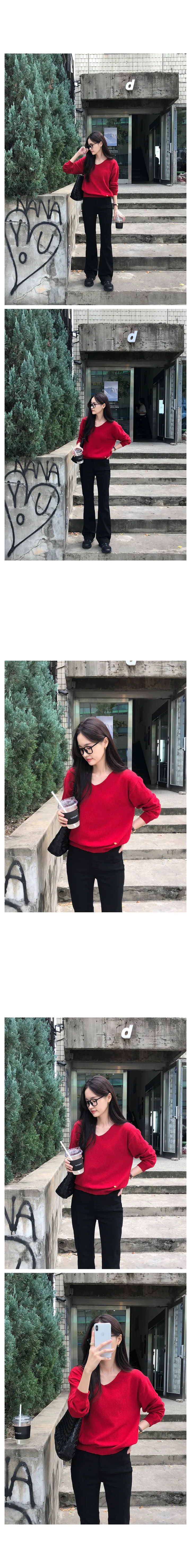 (1만장돌파!) [RE:MOMENT/블랙M 제외 당일발송] 시그니처 슬림부츠컷 팬츠 (BLACK) 상세 이미지 9