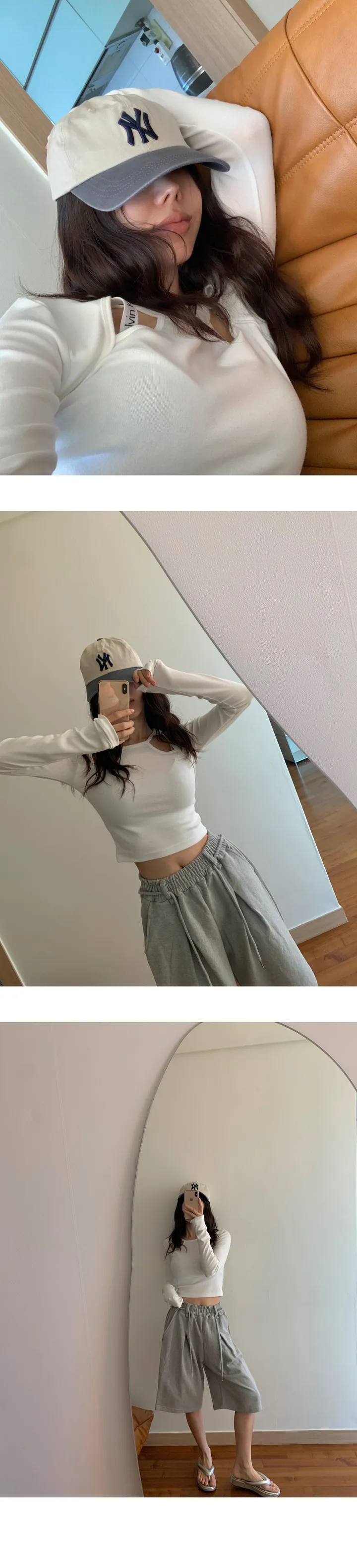 LA/NY 배색볼캡 상세 이미지 7