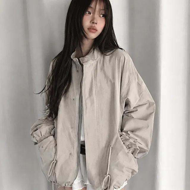 [가을아우터💚/모델추천] 케이텔 하이넥 투웨이 하프 야상 자켓 - 3color