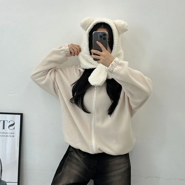 [교복템/루즈핏] 윈터 보송 플리스 집업 - 4color 상세 이미지 27