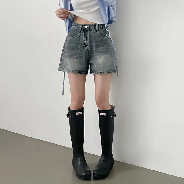 [컬러추가!/~2XL까지/made] 핏극찬, 시그니처 빈티지 데님숏팬츠 청반바지 4color 상세 이미지 19