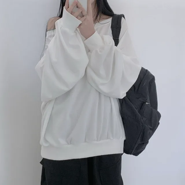 ビッグサイズオフショルスウェット | ファッション通販サイト NUGU