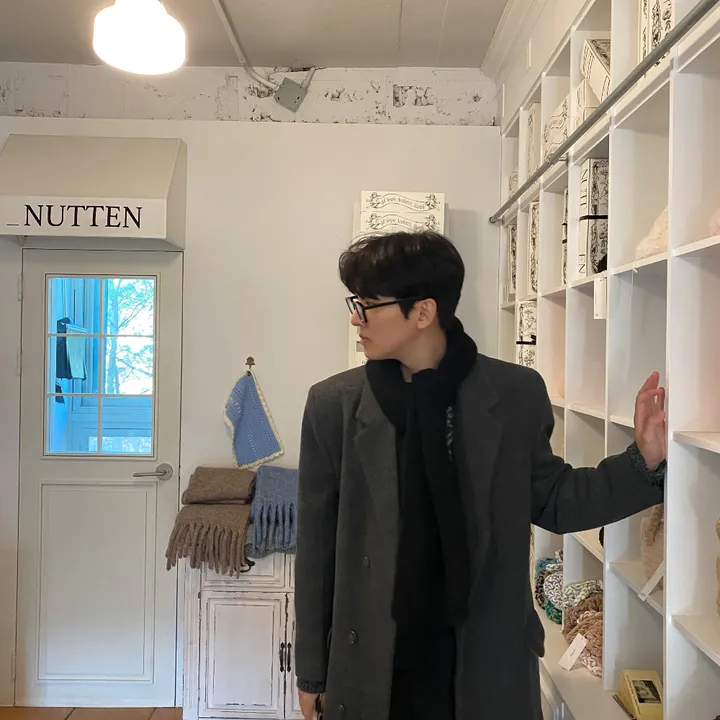 라이트 맥시 울 코트 상세 이미지 8