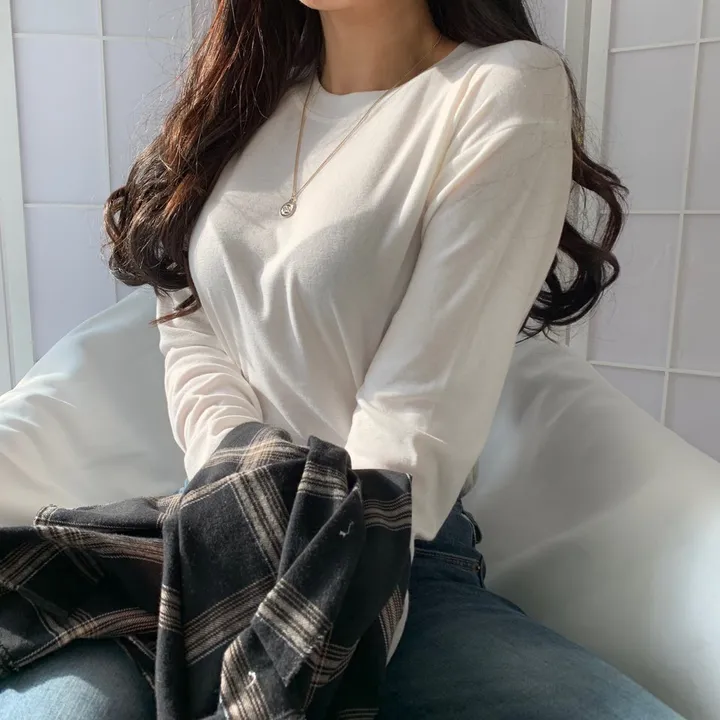 해질걱정 절대없는 베이글 긴팔티셔츠 5col 상세 이미지 7