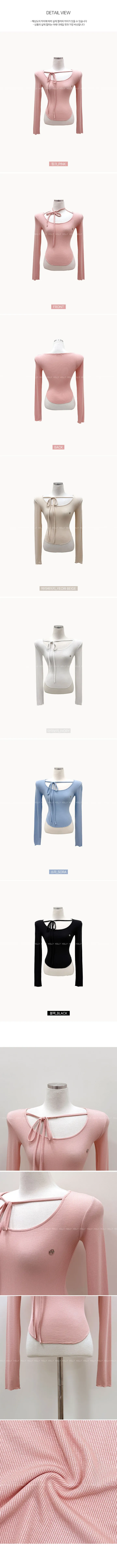 (2size)[데이트룩🌸/몸매보장] made 잔느 스트랩 굴림 긴팔티 봄신상 상세 이미지 27