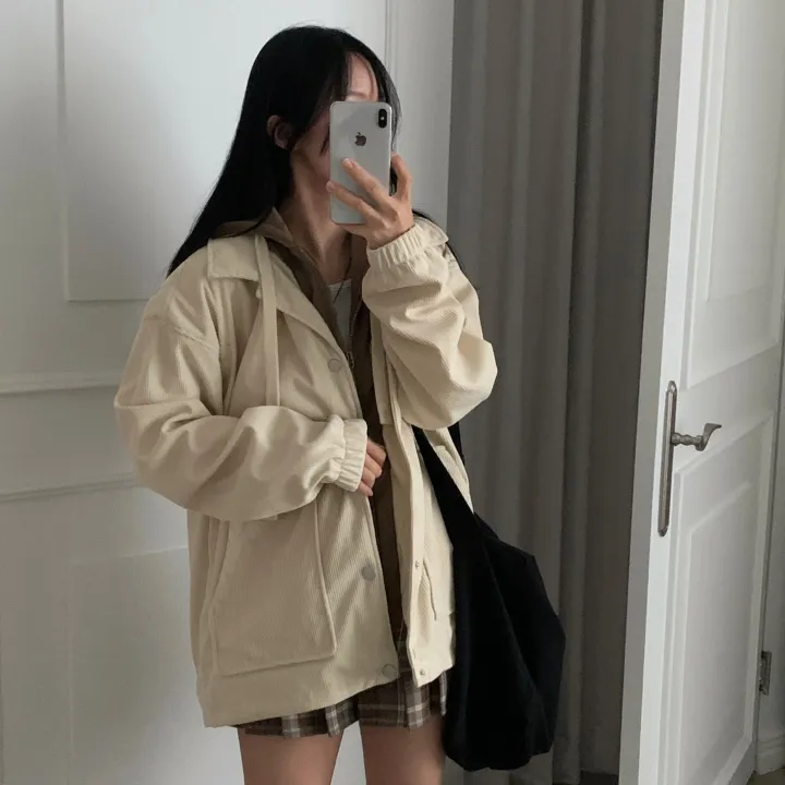 [예쁨보장✨/일체형] 코듀로이 골덴 후드집업, 점퍼자켓 - 3color 상세 이미지 25