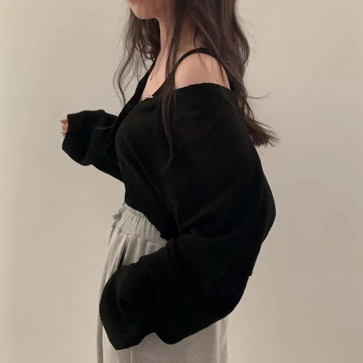 [✨SET가격/3천장 돌파!✨]피부에 달라붙지 않는, 부클 가디건+나시 투피스 세트 상세 이미지 57
