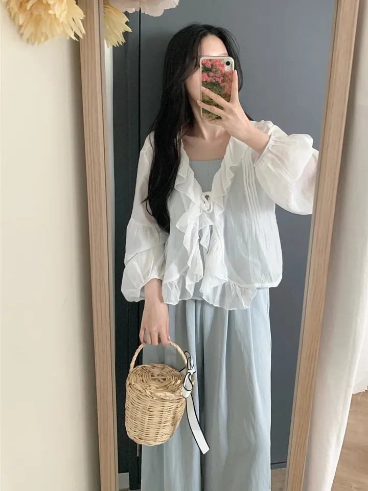 주아 린넨 뷔스티에 팬츠 세트 상세 이미지 34