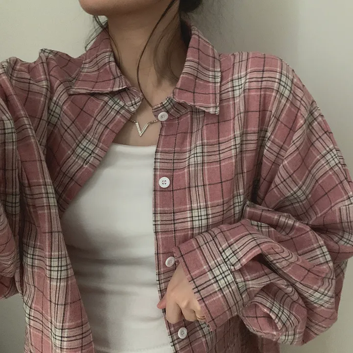 묶음할인🎈[오버핏🤍] 마가린 체크 오버 남방 상세 이미지 51