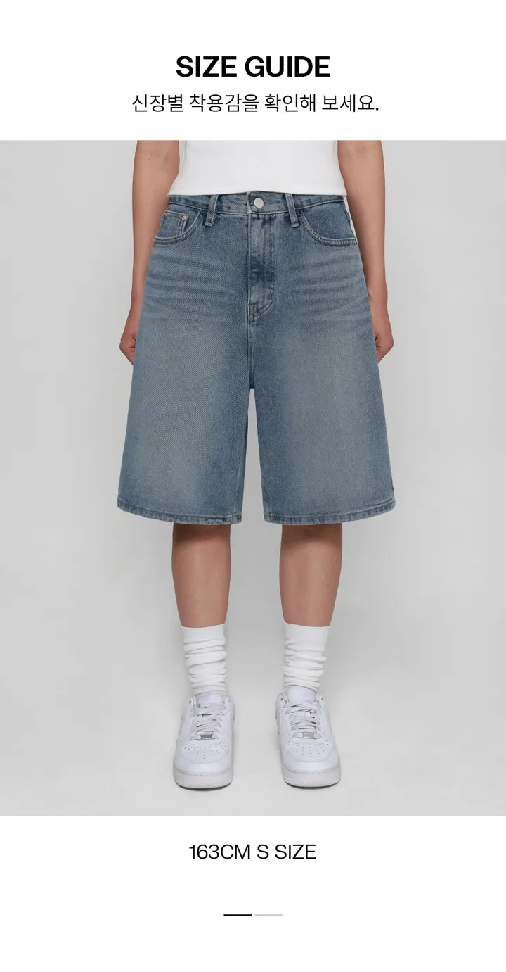 [2천장판매] [B-DENIM] WASHING HALF PANTS 023 상세 이미지 11