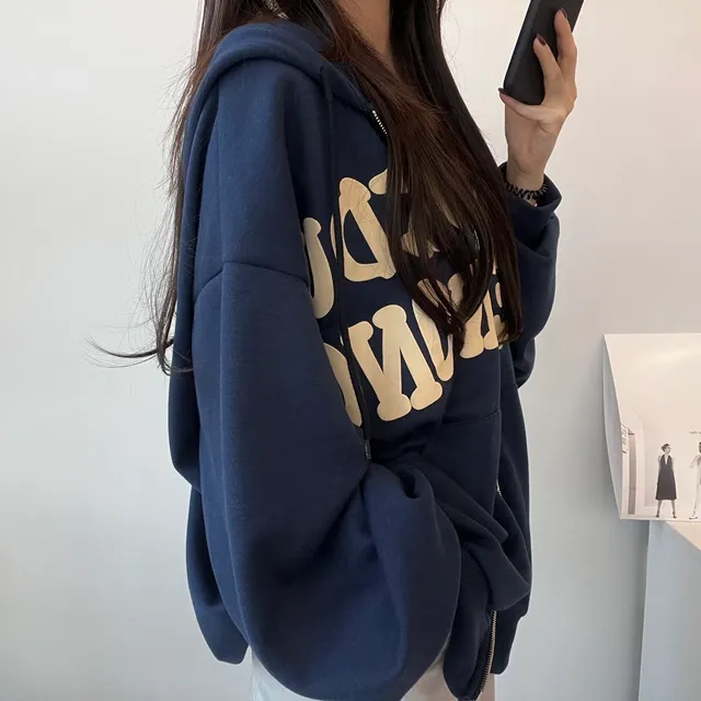 [기모ver.추가/특가할인중] 교복템강추 보호본능핏~  데일리 캐주얼 투웨이 발포 레터링 후드집업 상세 이미지 27