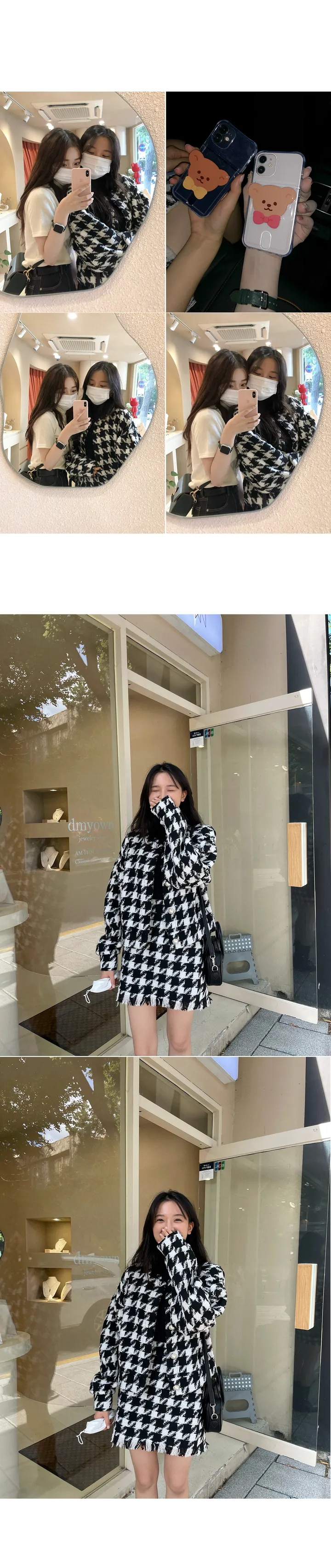 주문폭주[MADE] black pink tweed - set 상세 이미지 28