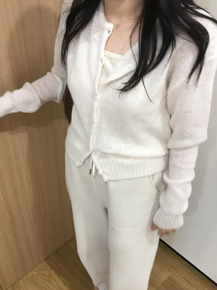 빈스 모헤어 라운드 가디건 (3color) 상세 이미지 23