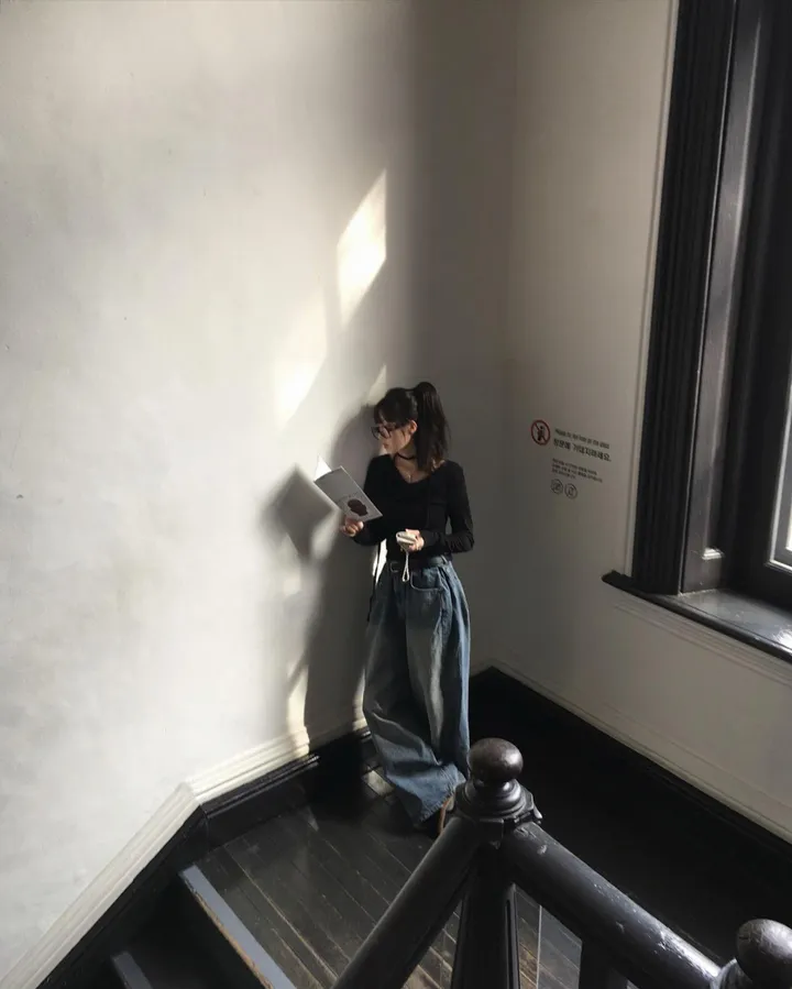 [모델전부소장&교복바지&폴딩데님]𝐄𝐥𝐥𝐞 𝐖𝐢𝐝𝐞 𝐏𝐓 상세 이미지 14