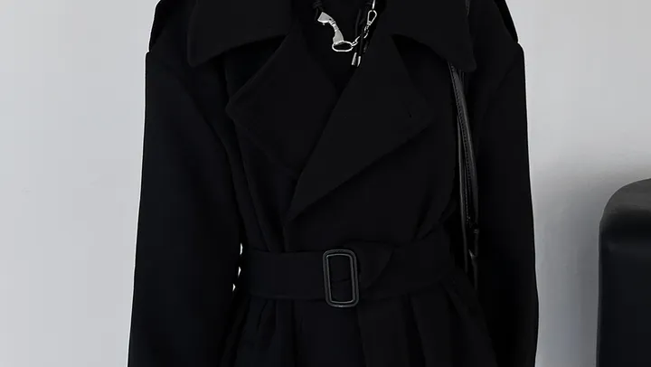 [unisex] trench wool collar coat 상세 이미지 1