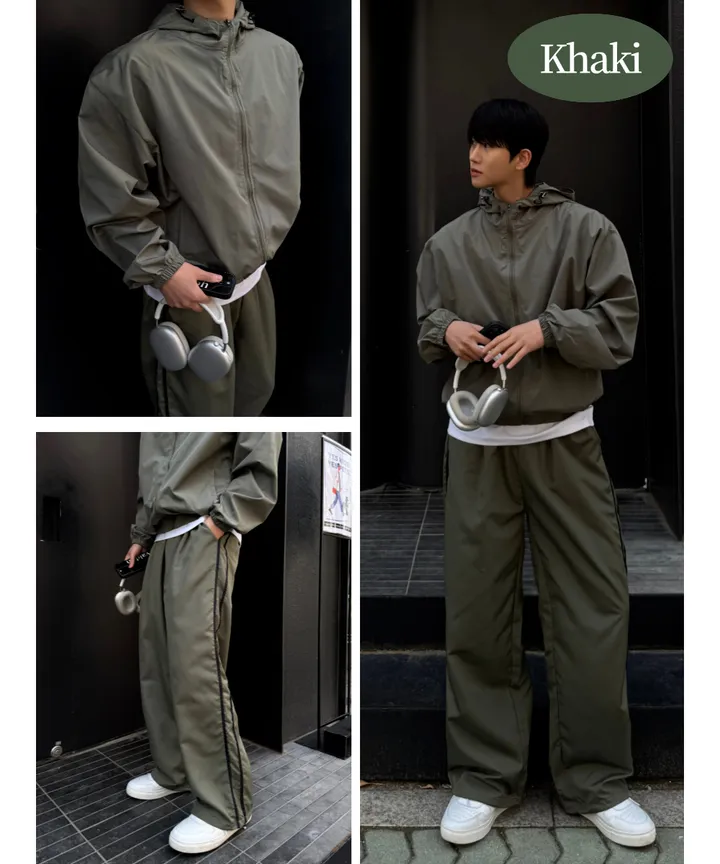 [S/S Event] 에어 라이트 윈드브레이커 셋업 3 Color 상세 이미지 5