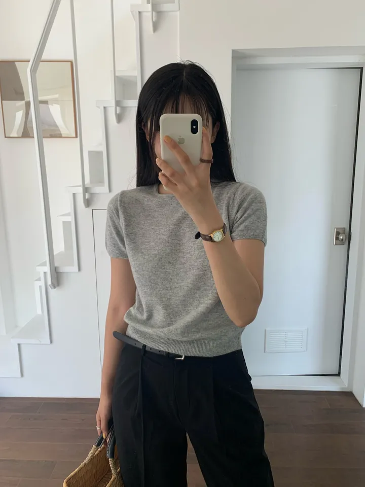 [Cashmere] Momo half knit (4color) 상세 이미지 25