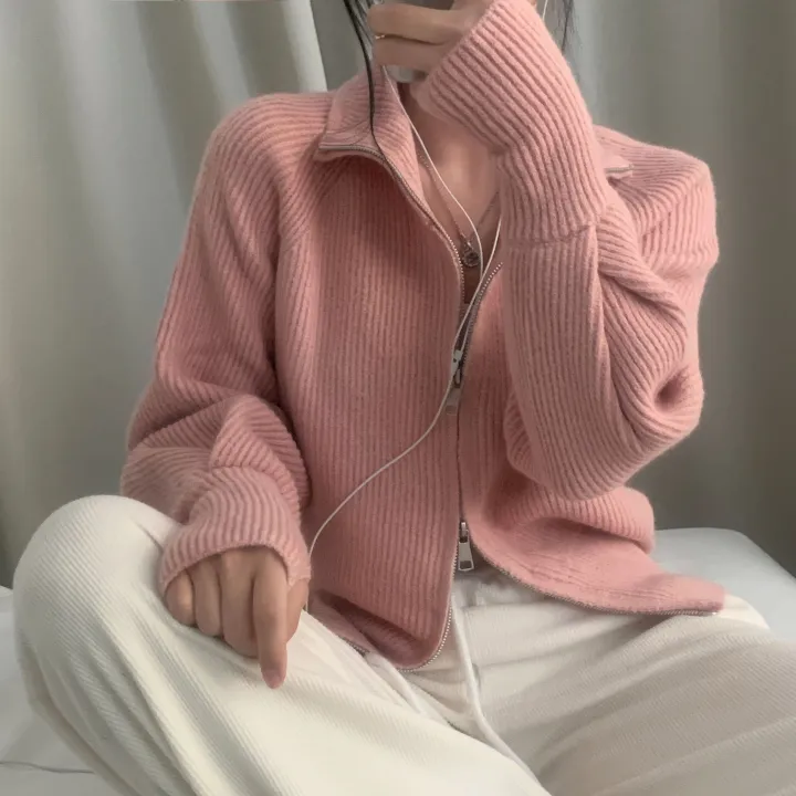 [포근핏!] 올데이 워머 투웨이 하이넥 니트집업,가디건 - 7color 상세 이미지 30