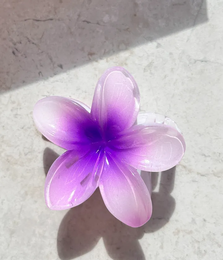 🌷집게핀증정/당일🌷 집게핀 봄 여름 13cm  투명 오로라 꼬임 사각 리본 유광 실버 하이틴 빅사이즈 꽃 반머리 묶음 헤어핀 머리핀 왕집게핀 헤어집게핀 헤어 집게삔 상세 이미지 25