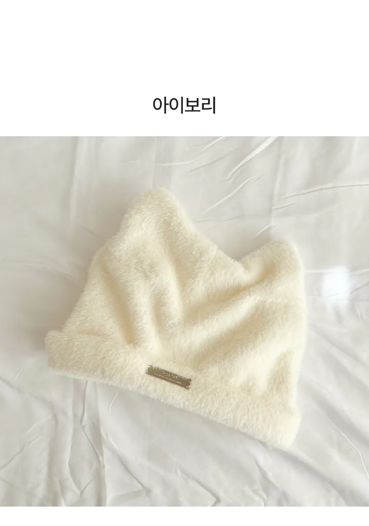 [최저가/고양이/당일🚀] 쫑긋 고양이 냥이 겨울 귀 비니 모자 고양이비니 곰돌이비니 방한 밍크 털모자 상세 이미지 9