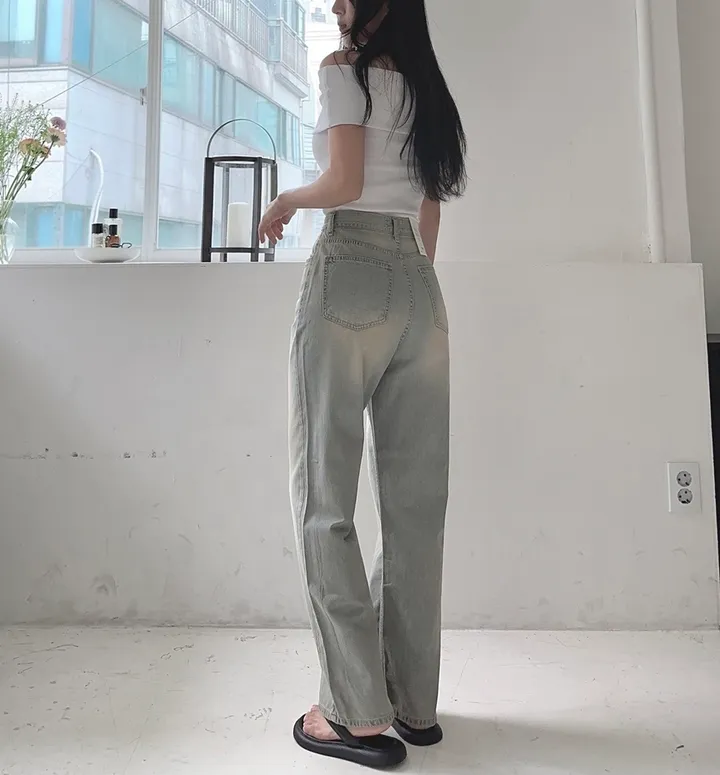 [당일출고] #누적10만장 썸머ver [MADE] 블림진 오버핏 딥 브러쉬 롱 와이드 데님 팬츠 (기장선택) 상세 이미지 167