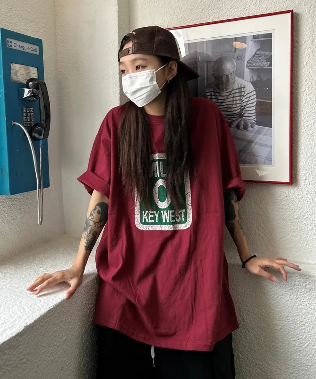 [누적판매4,800장/Unisex] 오버핏 빈티지 워싱 마일 반팔티