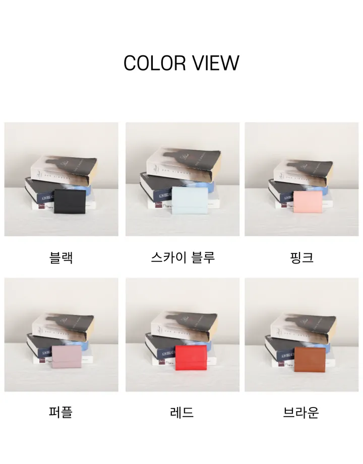 [당일출고🚀]묶음할인 심플 데일리 지갑 학생 지갑, 우정 지갑, 선물용 지갑 등 다재다능 반지갑 상세 이미지 7