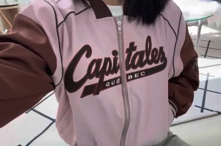 봄신상 캐피탈야구점퍼 바시티 간절기 집업 잠바 항공점퍼 오버핏 Y2K 레터링 상세 이미지 10