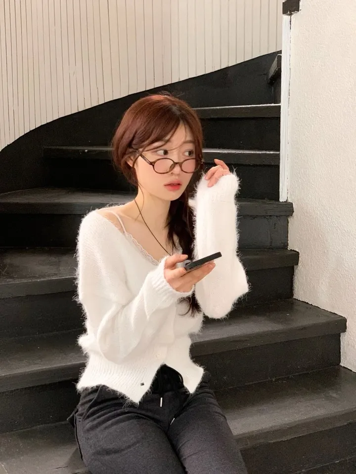 [캡내장O/스판좋아요/부드러워요]메이디 레이스 레이어드 슬림핏 슬리브리스 골지 캡나시 3color 상세 이미지 35