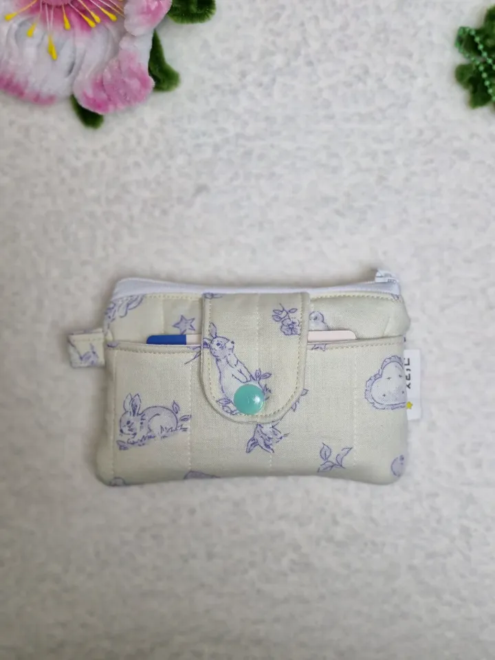 handmade) 지페지갑 동전지갑 패브릭 지갑 파우치 데일리용 학생지갑 상세 이미지 16