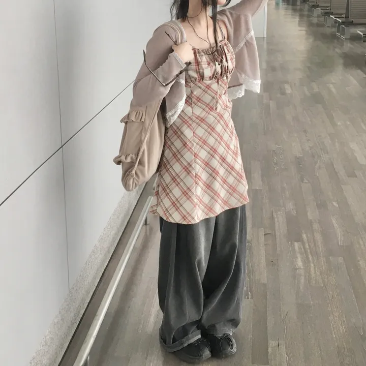 [손등덮는 여리핏~] 예쁨보장! 버터플라이 레이스 미니버튼 크롭 가디건 여름 상세 이미지 12