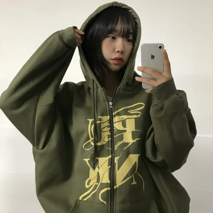 (기모선택/국내)Punk Two way Hooded zip-up - 3color 상세 이미지 13
