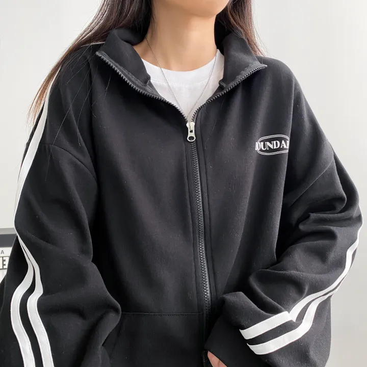 ⭐ 봄신상! [캐주얼/묶음할인] 오버핏 바운더리 투웨이 카라 집업 3color 상세 이미지 16