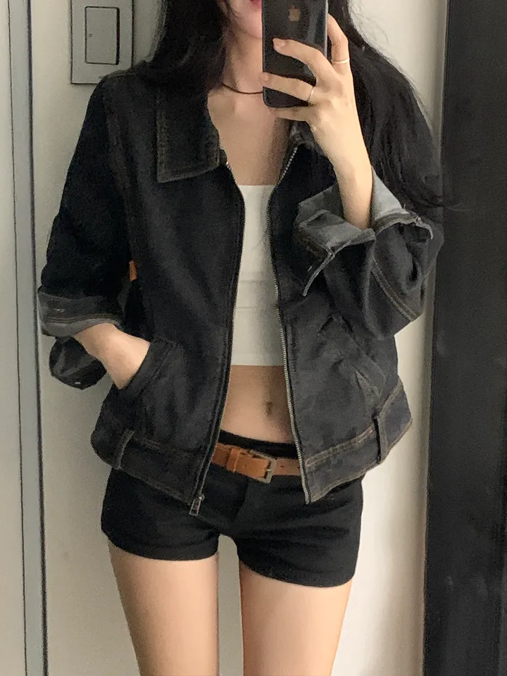 [최저가/*생지*] 정석핏 생지 진청 데님 자켓 상세 이미지 14