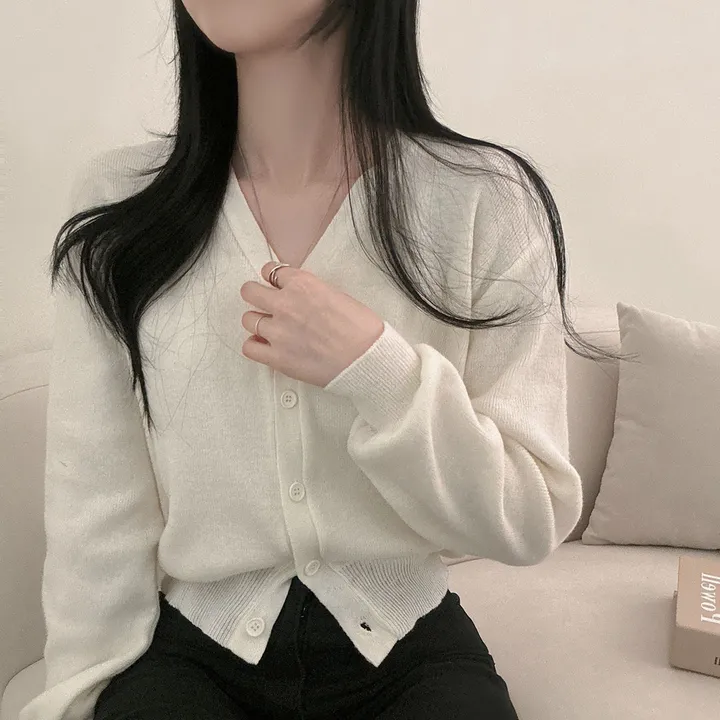 봄필수템 [브이넥/라운드넥] 소장각 라운드 브이넥 기본핏 긴팔 가디건 상세 이미지 71